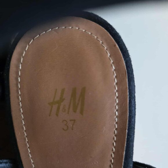 EUC H&M Strappy Wedge Sandlas with Cork Heels - Picture 4 of 7